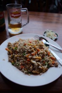 Fried rice - tastes and smells better than any I've had.