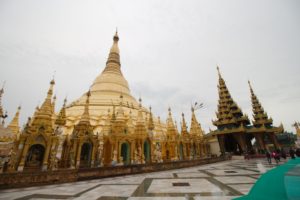 Shwedagon. That's what you say to tourists who miss it - You shewed-a-gon there.