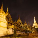 Shwedagon Pagoda at night